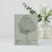 Carte Postale Racine carré (Debout devant)