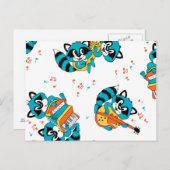 Carte Postale Racons bleus (Devant / Derrière)