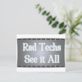 Carte Postale Rad Techs See It All (Film X-Ray) (Debout devant)