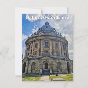 Carte Postale Radcliffe Reverie - Le Dôme Iconique d'Oxford