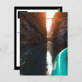 Carte Postale radeau à goujon (Devant / Derrière)