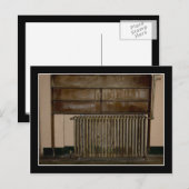 Carte Postale Radiateur rouillé (chauffage de salle) à la prison (Devant / Derrière)