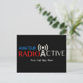 Carte Postale Radio amateur active (Debout devant)