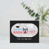 Carte Postale Radio amateur mondiale active (Debout devant)