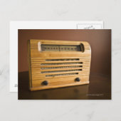 Carte Postale Radio antique (Devant / Derrière)
