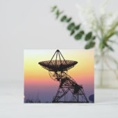 Carte Postale Radio astronomie antenne (Debout devant)