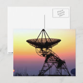 Carte Postale Radio astronomie antenne (Devant / Derrière)