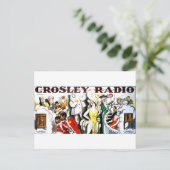 Carte Postale Radio Crosley (Debout devant)