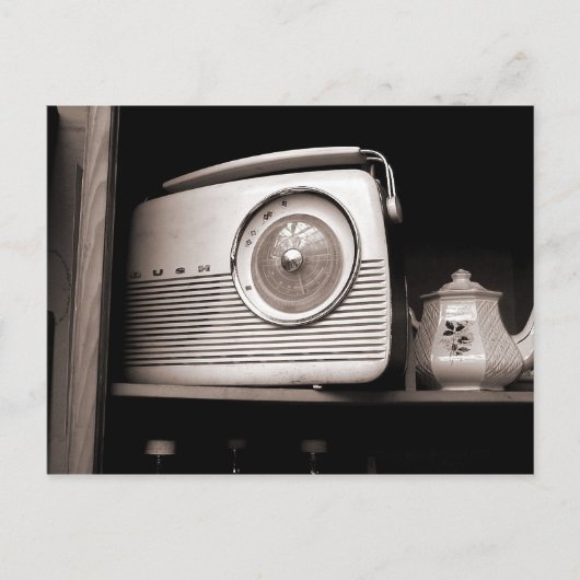 Carte Postale Radio et Teapot (Devant)