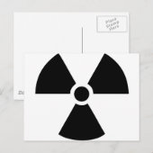 Carte Postale radioactif (Devant / Derrière)