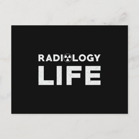 Carte Postale Radiologie Vie Tech Rad Technologue Xray Tech (Devant)