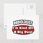 Carte Postale Radiologue...Big Deal (Devant / Derrière)