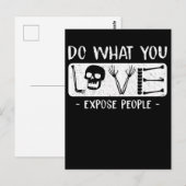 Carte Postale Radiologue Humour Squelette Radiologie Xray (Devant / Derrière)