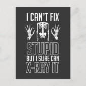 Carte Postale Radiologue Skeleton Technicien en radiologie (Devant)