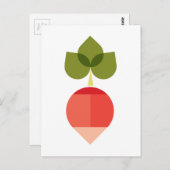 Carte Postale Radis (Devant / Derrière)