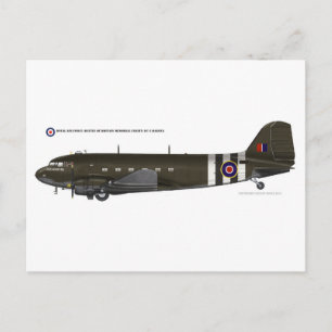 Carte Postale RAF BBMF DC3 Dakota