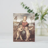 Carte Postale Raffael Madonna mit dem Stieglitz, Szene : Maria m (Debout devant)