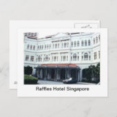 Carte Postale Raffles Hotel Singapour (Devant / Derrière)