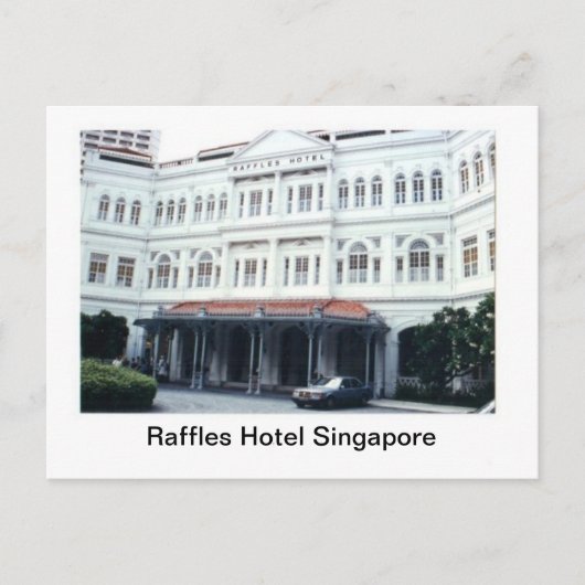 Carte Postale Raffles Hotel Singapour (Devant)