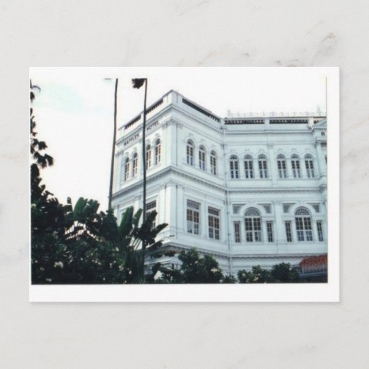 Carte Postale Raffles Hotel Singapour (Devant)