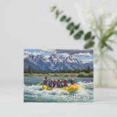 Carte Postale Rafting à Jackson Hole Wyoming (Debout devant)