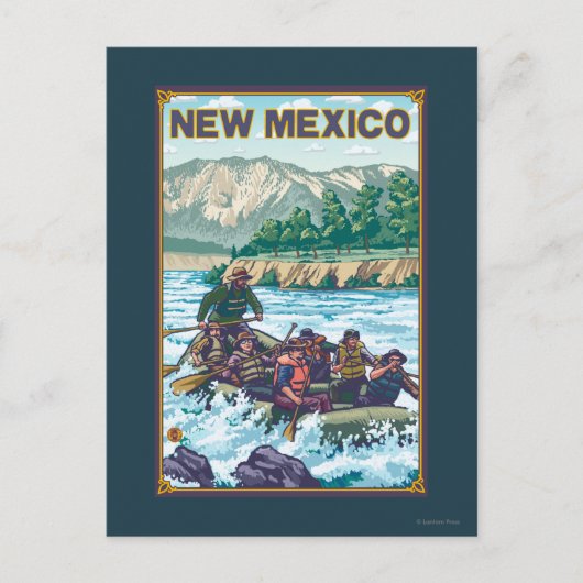 Carte Postale Rafting fluvial Nouveau-Mexique (Devant)