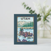 Carte Postale Rafting fluvial Utah (Debout devant)