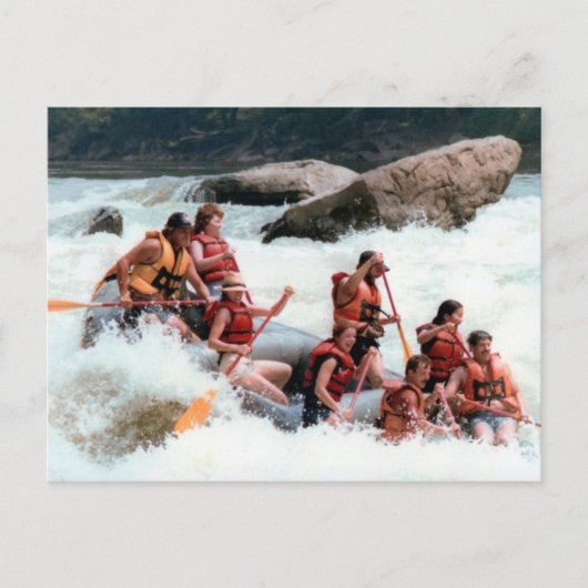 Carte Postale Rafting Le Youghiogheny (Devant)