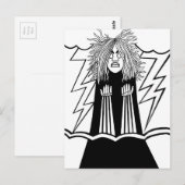 Carte Postale Rage (Devant / Derrière)