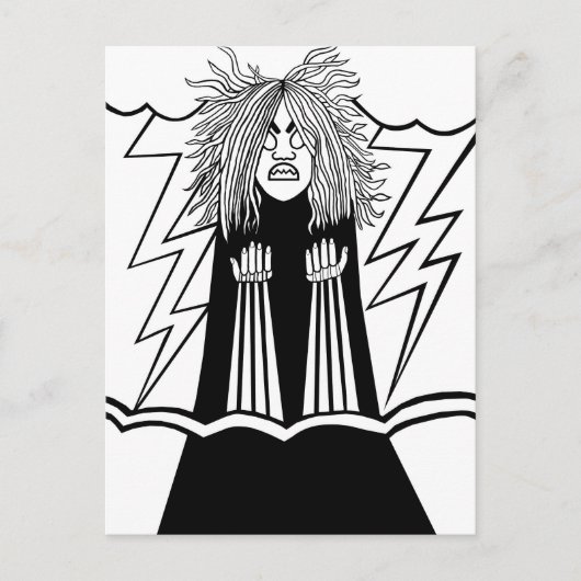 Carte Postale Rage (Devant)