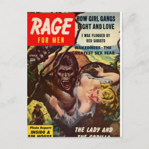Carte Postale Rage pour les hommes 1