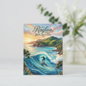 Carte Postale Raglan Nouvelle-Zélande (Debout devant)