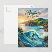Carte Postale Raglan Nouvelle-Zélande (Devant / Derrière)