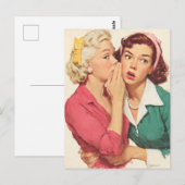 Carte Postale Ragots Rétro et Secrets de Glamour (Devant / Derrière)