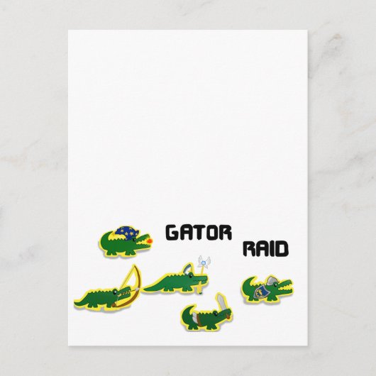 Carte Postale Raid Gator (Devant)