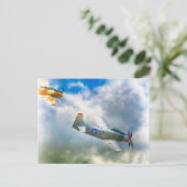 Carte Postale RAIDERS DE LA FORCE AÉRIENNE DE 2ème guerre mondia (Debout devant)