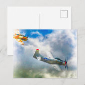 Carte Postale RAIDERS DE LA FORCE AÉRIENNE DE 2ème guerre mondia (Devant / Derrière)