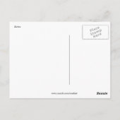 Carte Postale raies de zèbre (Dos)