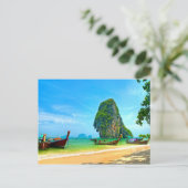 Carte Postale Railay Beach Krabi, Thaïlande (Debout devant)