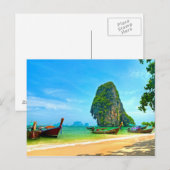 Carte Postale Railay Beach Thaïlande (Devant / Derrière)