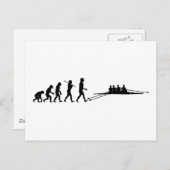 Carte Postale Railing Racing Shell Sport (Devant / Derrière)