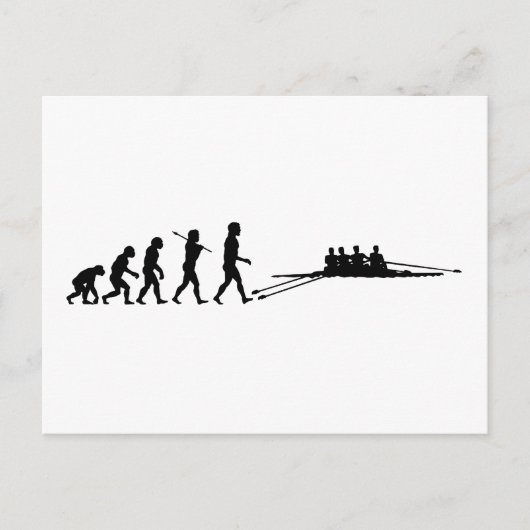 Carte Postale Railing Racing Shell Sport (Devant)