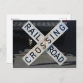 Carte Postale Railroad Crossing (Devant / Derrière)