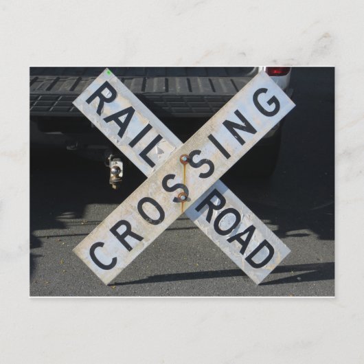 Carte Postale Railroad Crossing (Devant)