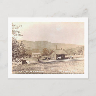 Carte Postale Railroad Sta, Towaco, Montville, NJ Vintage