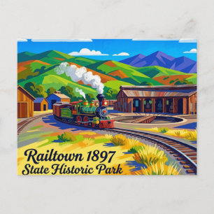 Carte Postale Railtown 1897 State Historic Park Californie