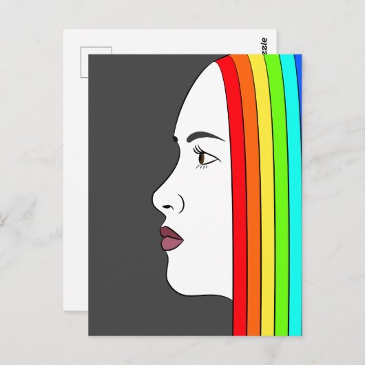 Carte Postale Rainbow (Devant / Derrière)