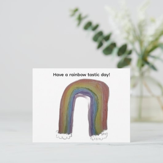Carte postale Rainbow (Debout devant)