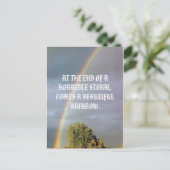CARTE POSTALE RAINBOW (Debout devant)