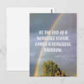 CARTE POSTALE RAINBOW (Devant / Derrière)